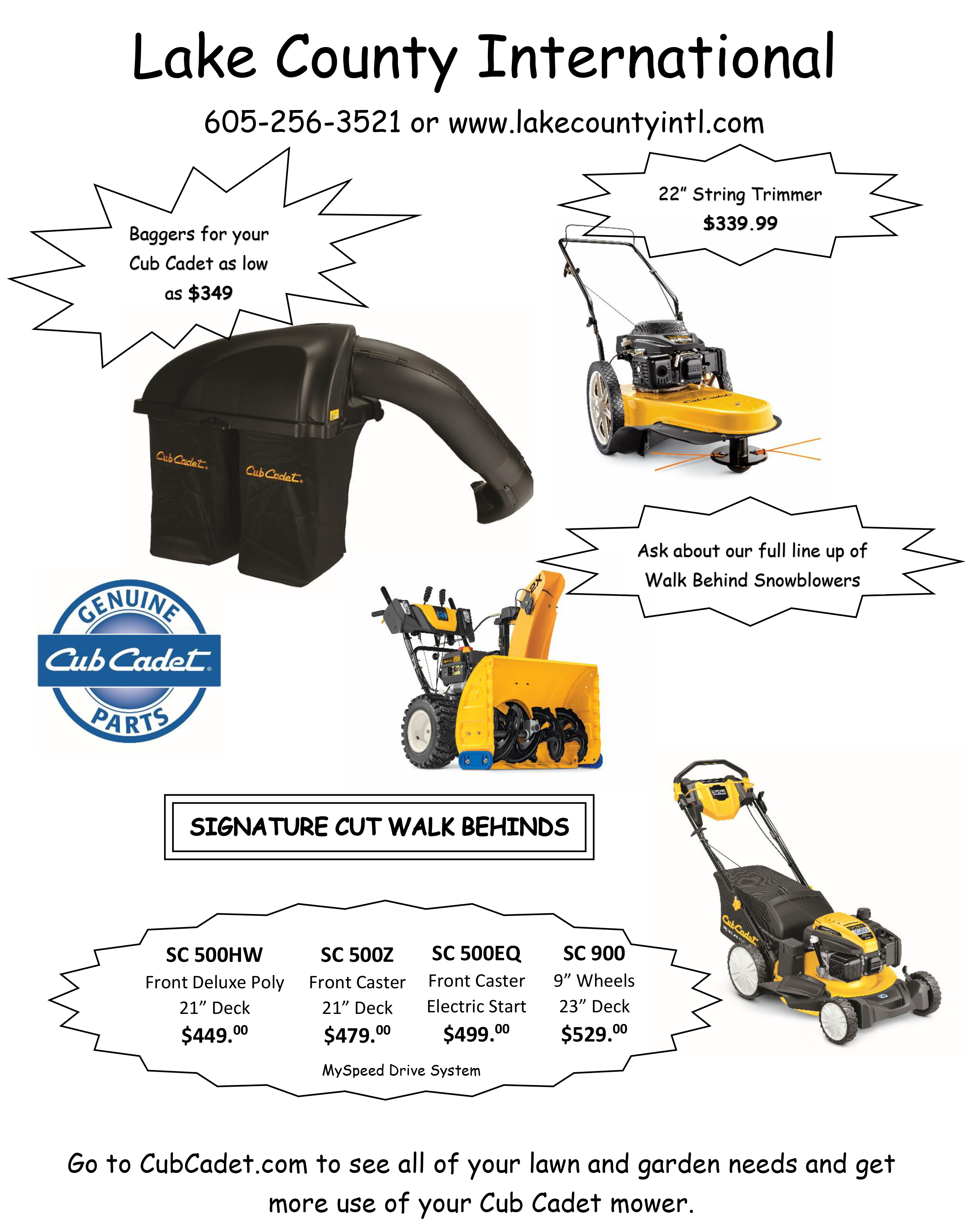 Lawn & Garden Lake County International Madison, South Dakota